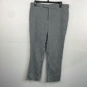 Lauren Ralph Lauren pants Black white Check Gingham print Size 10